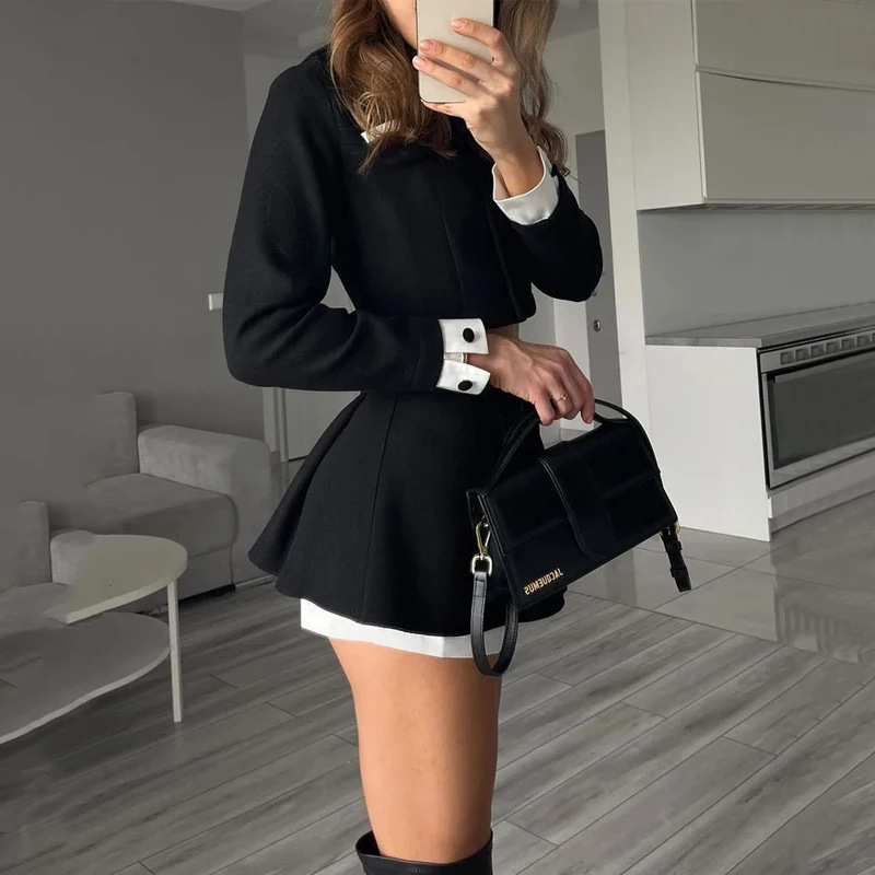 TARUXY Tweed Shorts Skirt Two  - огляд і ціна Pencil Skirt Midi