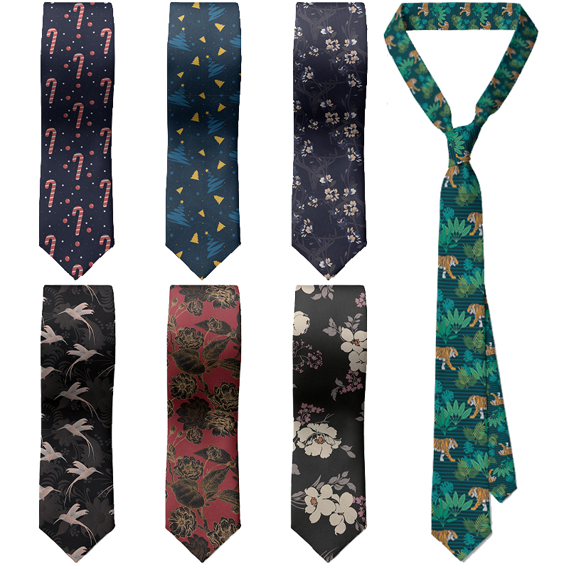 Men's Slim Fit 3D Printed Tie  - огляд і ціна Women'S Holiday Formal Wear