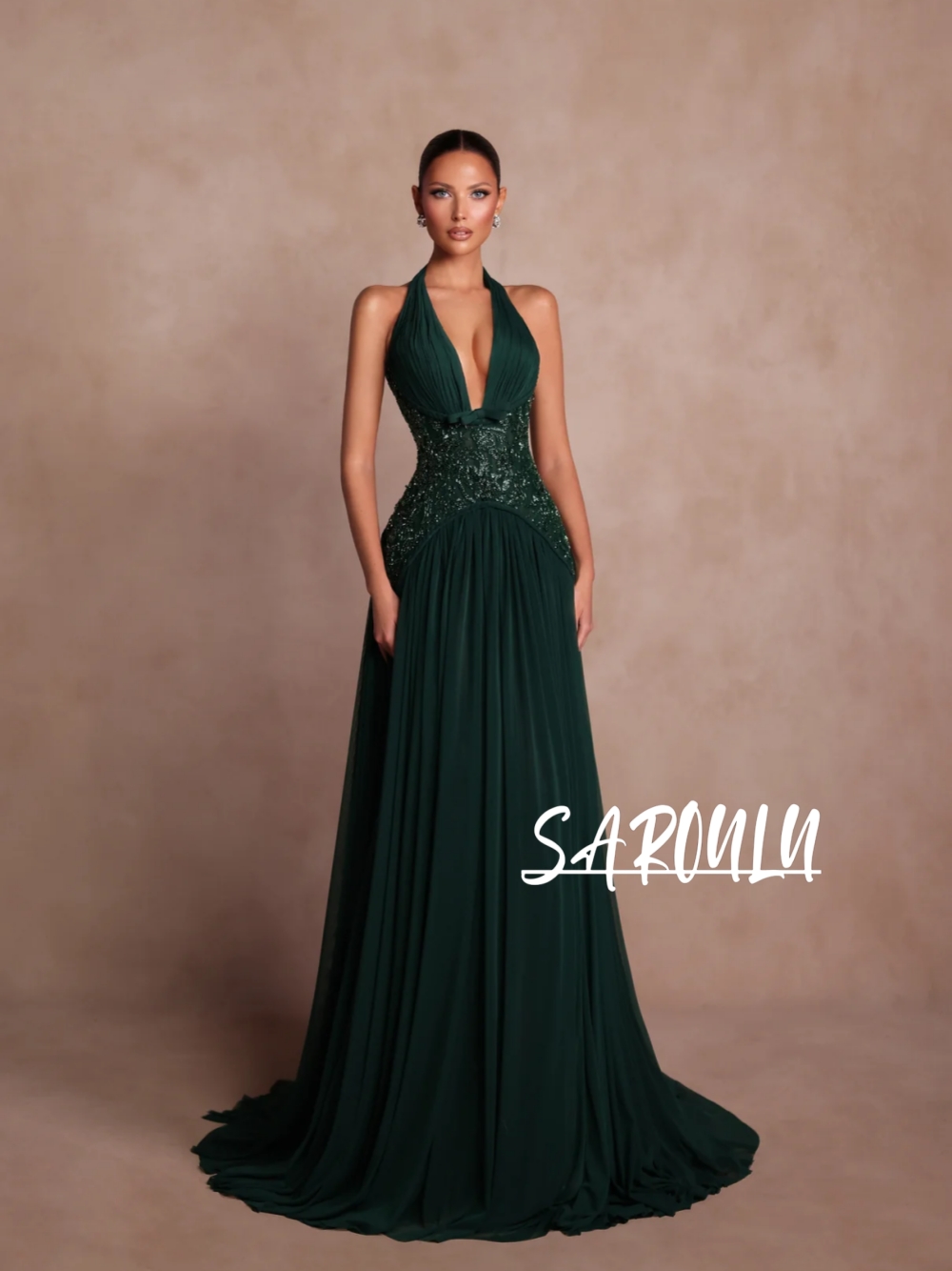 Plus Size Green A Line Evening - огляд і ціна Women Formal Wear For Plus Size