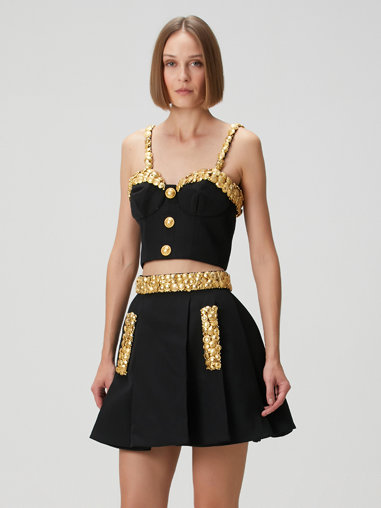 VC Black Two Piece Set Dress w - огляд і ціна Women Luxury Formal Wear