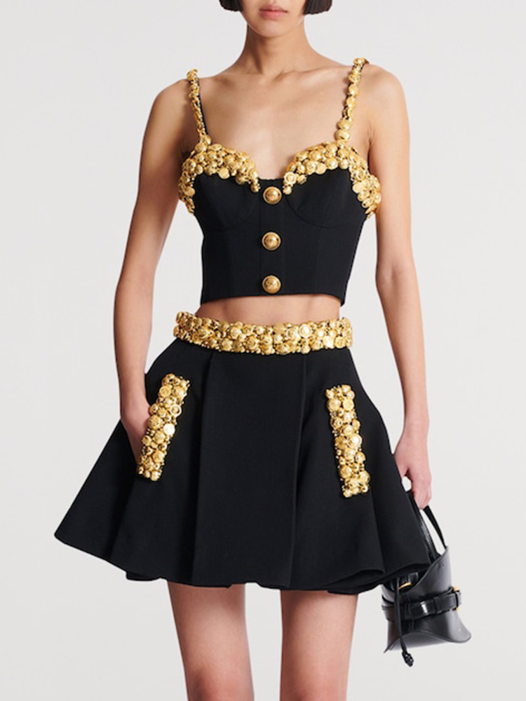 VC Black Two Piece Set Dress w - огляд і ціна Women Luxury Formal Wear