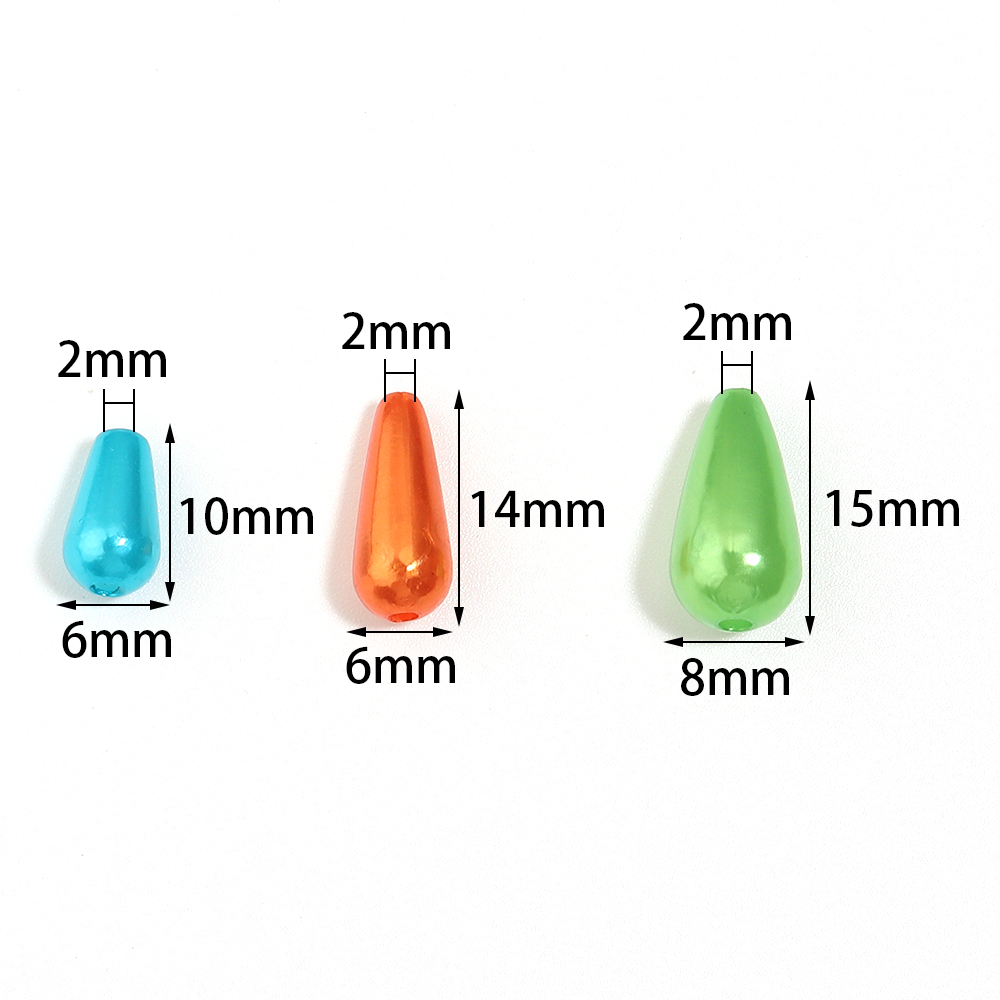 30-500pcs Imitation Teardrop P - огляд і ціна Pearl Earring Stud
