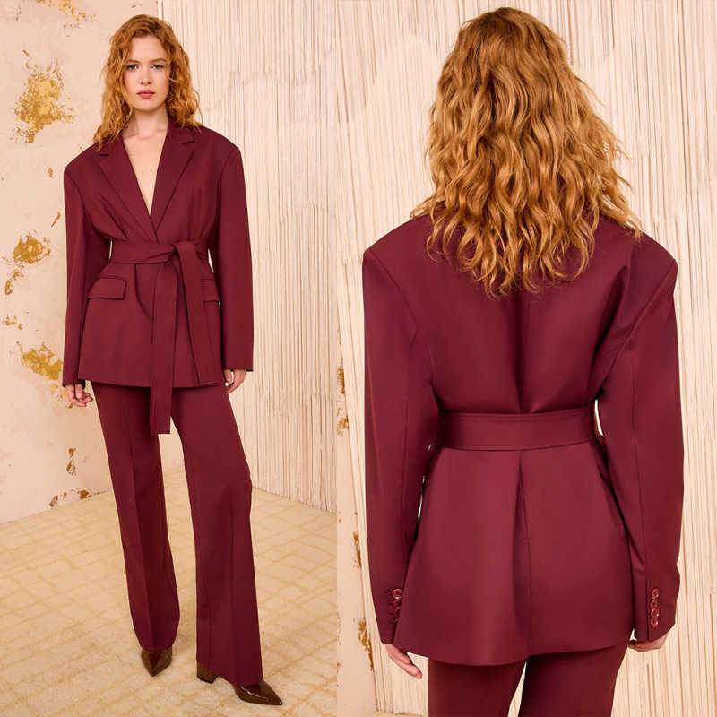 Customized Elegant Women Pants - огляд і ціна Women Formal Wear With Tie