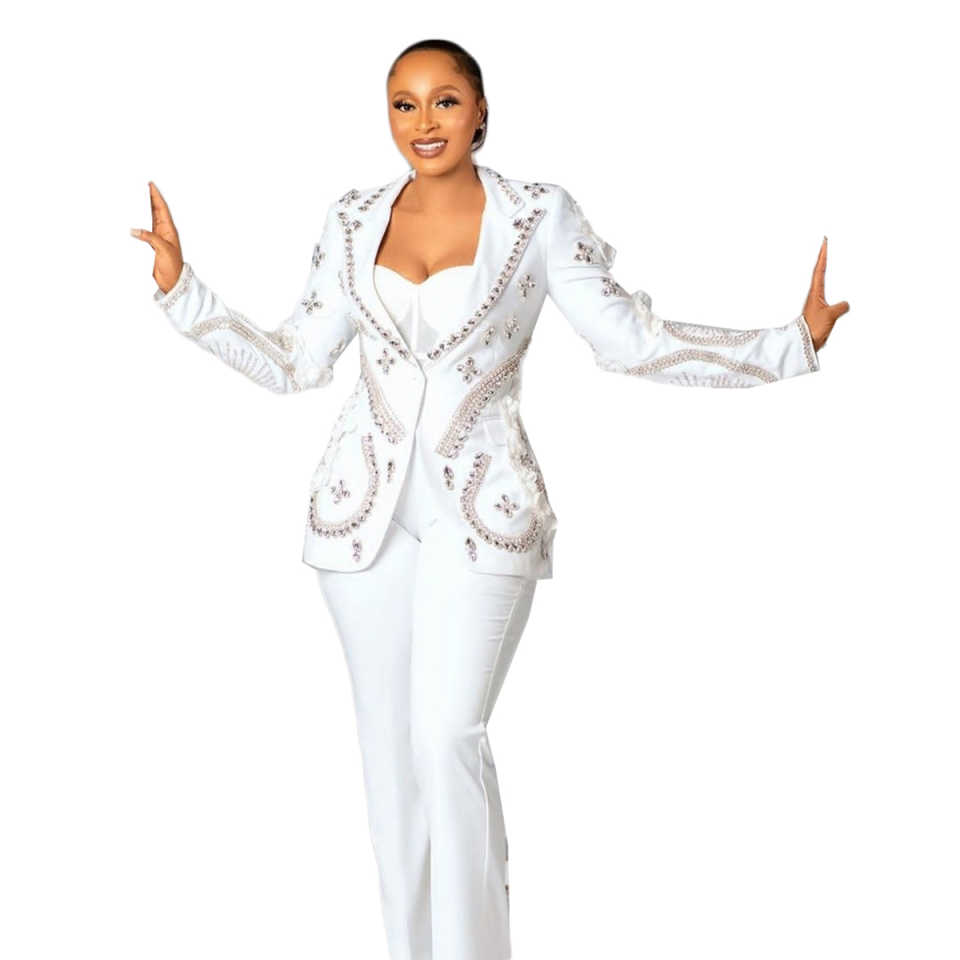 Luxury Women Pants Suits 2 Pcs - огляд і ціна Women Formal Wear For Plus Size