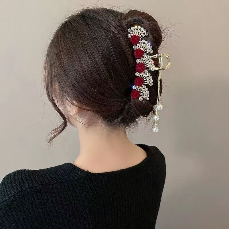 Vintage Red Floral Rhinestone  - огляд і ціна Women Formal Wear With Tie