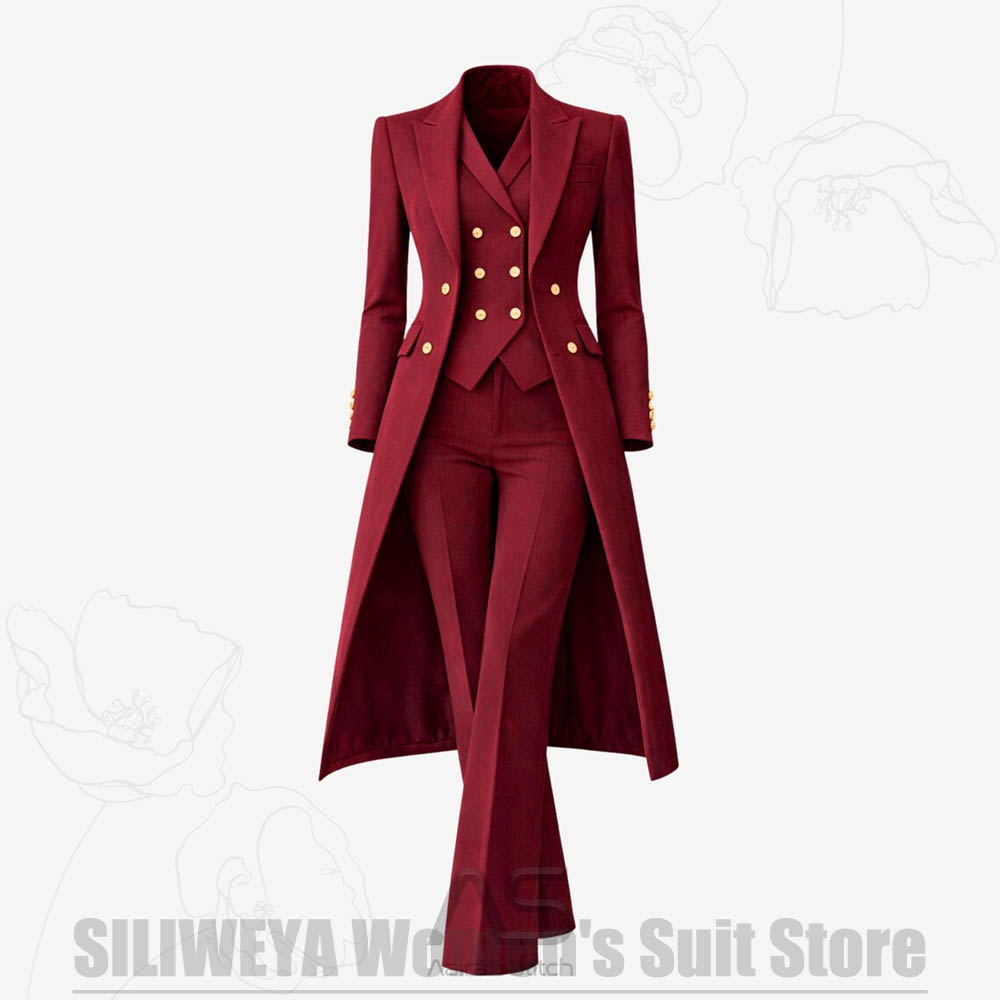 Women's Suit 3 Piece Double Br - огляд і ціна Women Luxury Formal Wear