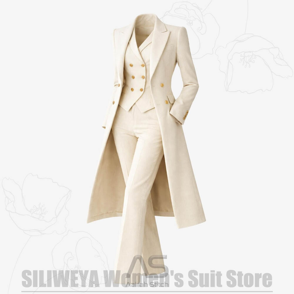 Women's Suit 3 Piece Double Br - огляд і ціна Women Luxury Formal Wear
