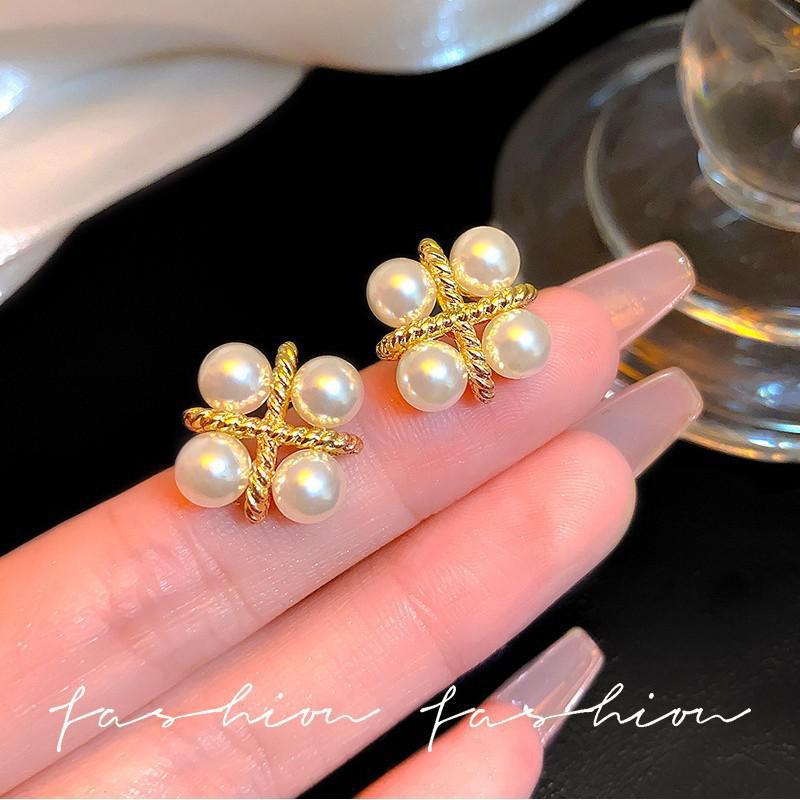 925 Silver Needle Korean Fashi - огляд і ціна Pearl Earring Stud