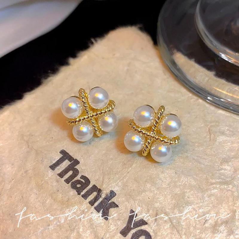925 Silver Needle Korean Fashi - огляд і ціна Pearl Earring Stud