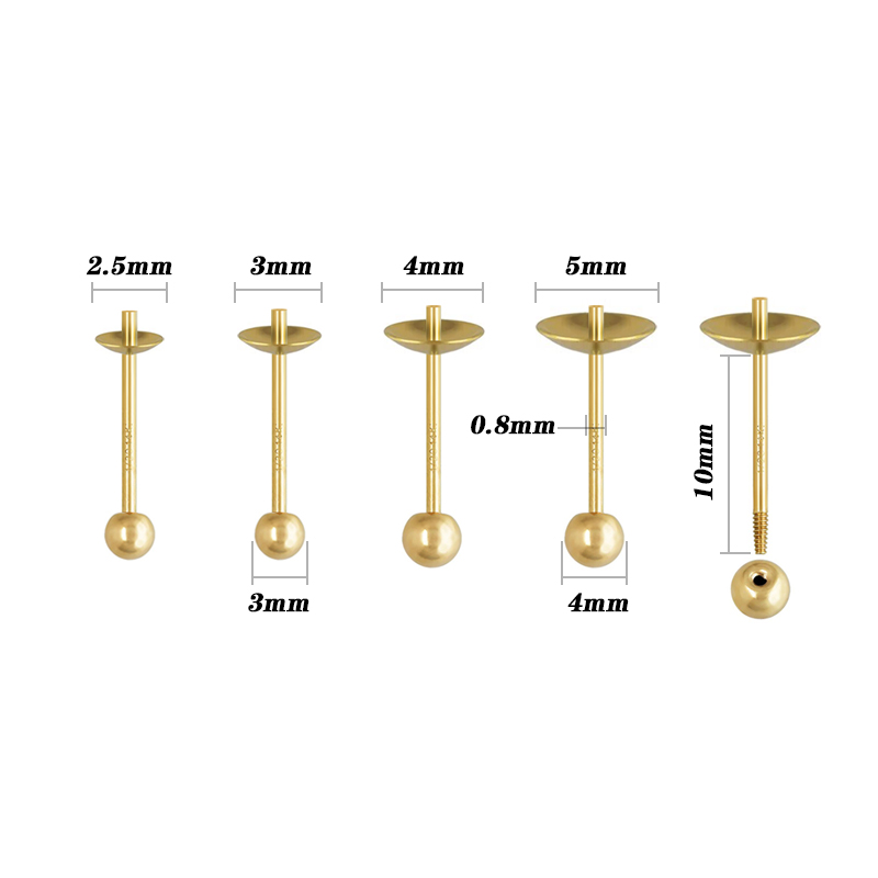14K Gold Filled Pearl Cup Earr - огляд і ціна Pearl Earring Stud