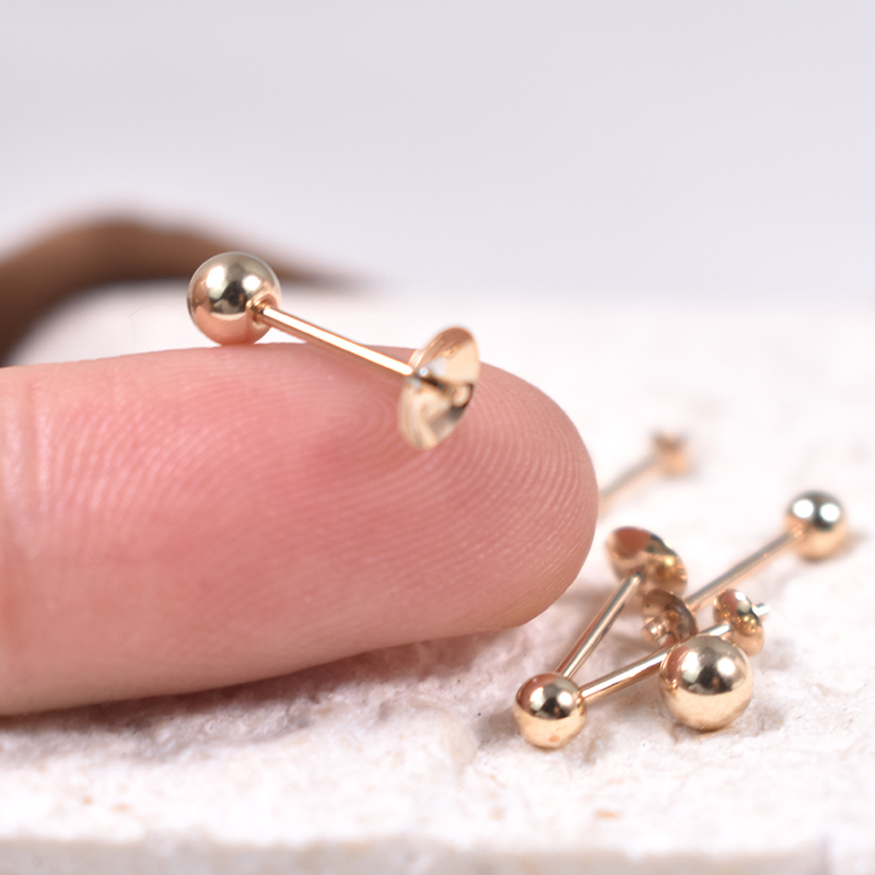 14K Gold Filled Pearl Cup Earr - огляд і ціна Pearl Earring Stud