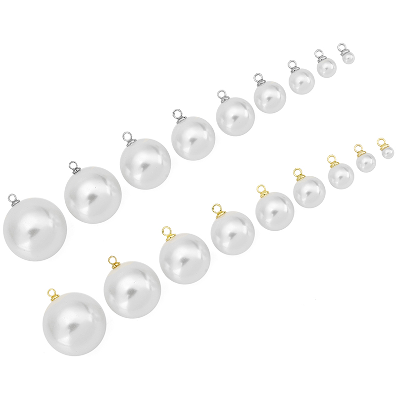 20pcs Imitation Pearl Beads Ea - огляд і ціна Pearl Earring Stud