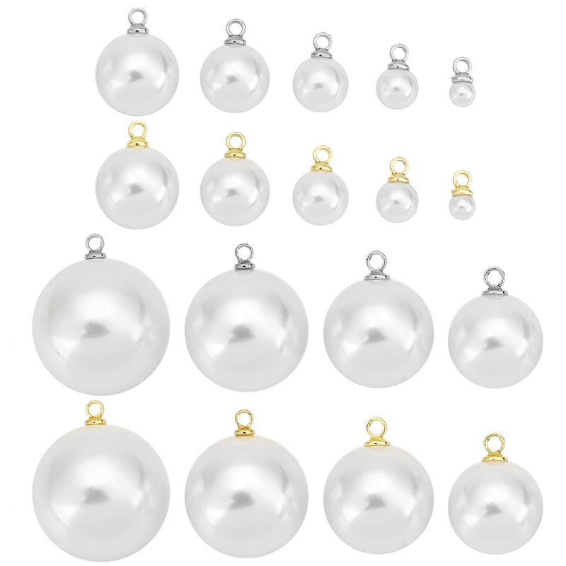 20pcs Imitation Pearl Beads Ea - огляд і ціна Pearl Earring Stud