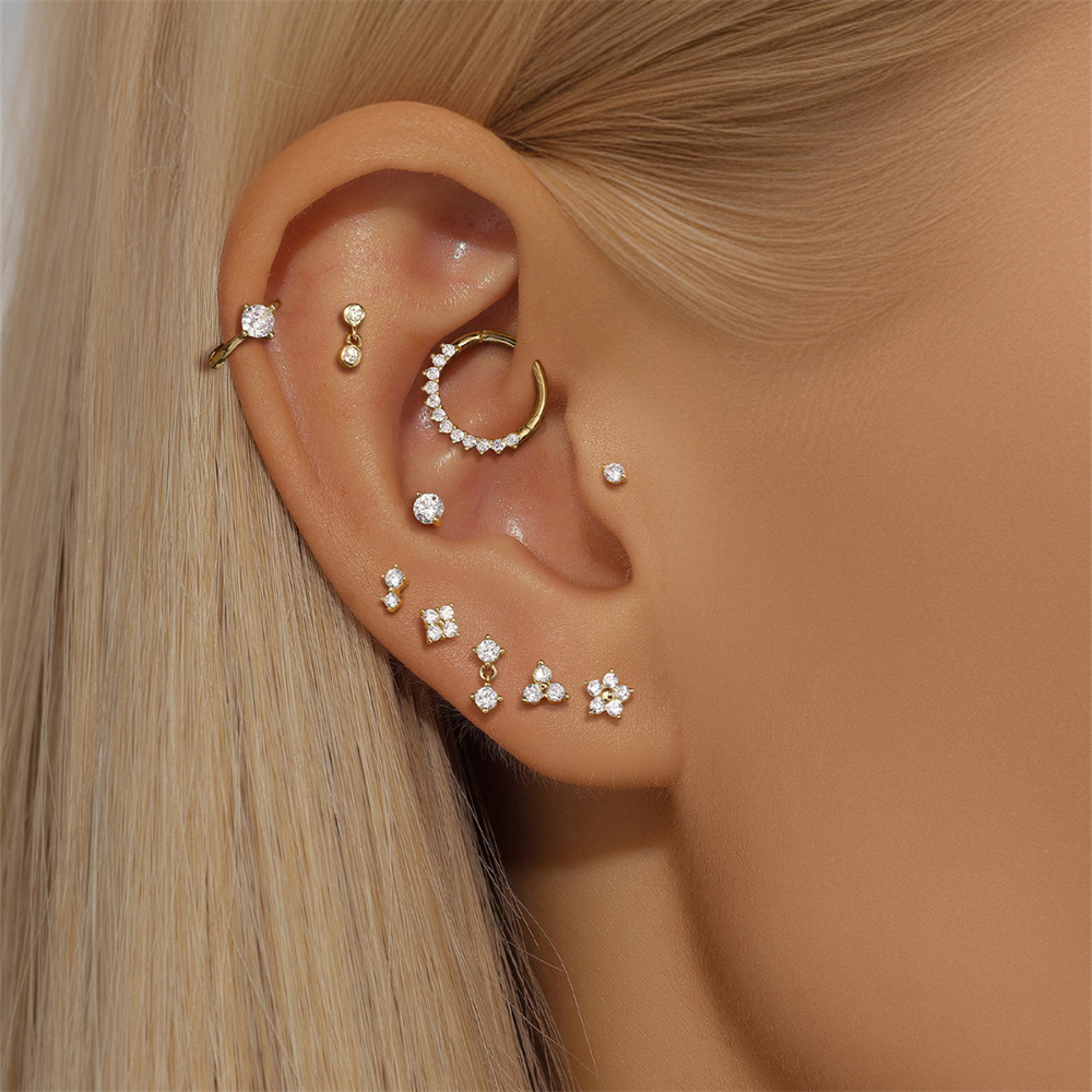 Aide DIY Zircon Pearl Earring  - огляд і ціна Pearl Earring Stud