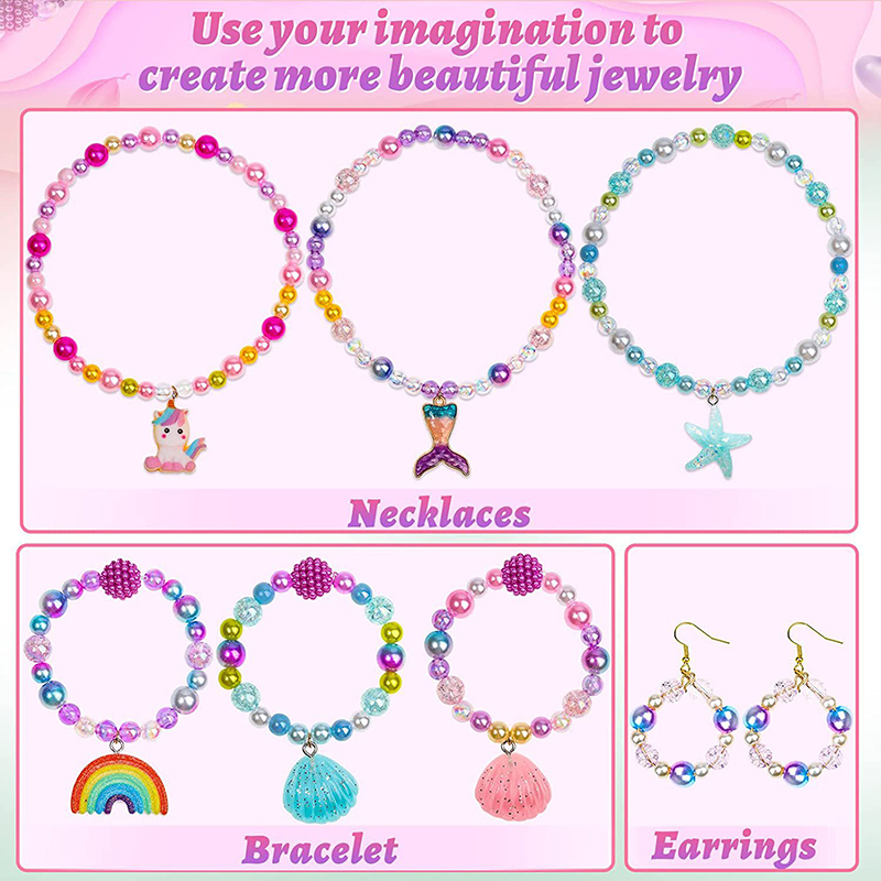Rainbow ABS Pearl Beads Kit Gr - огляд і ціна Pearl Earring Stud