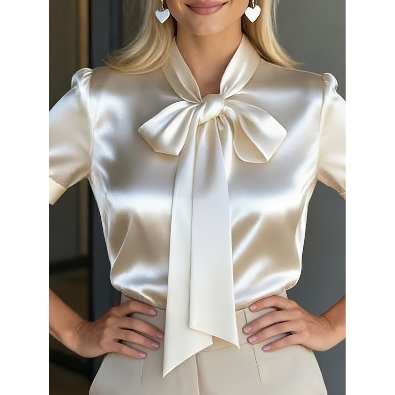 Women'S Elegant Short-Sleeve S - огляд і ціна Women Formal Wear With Tie