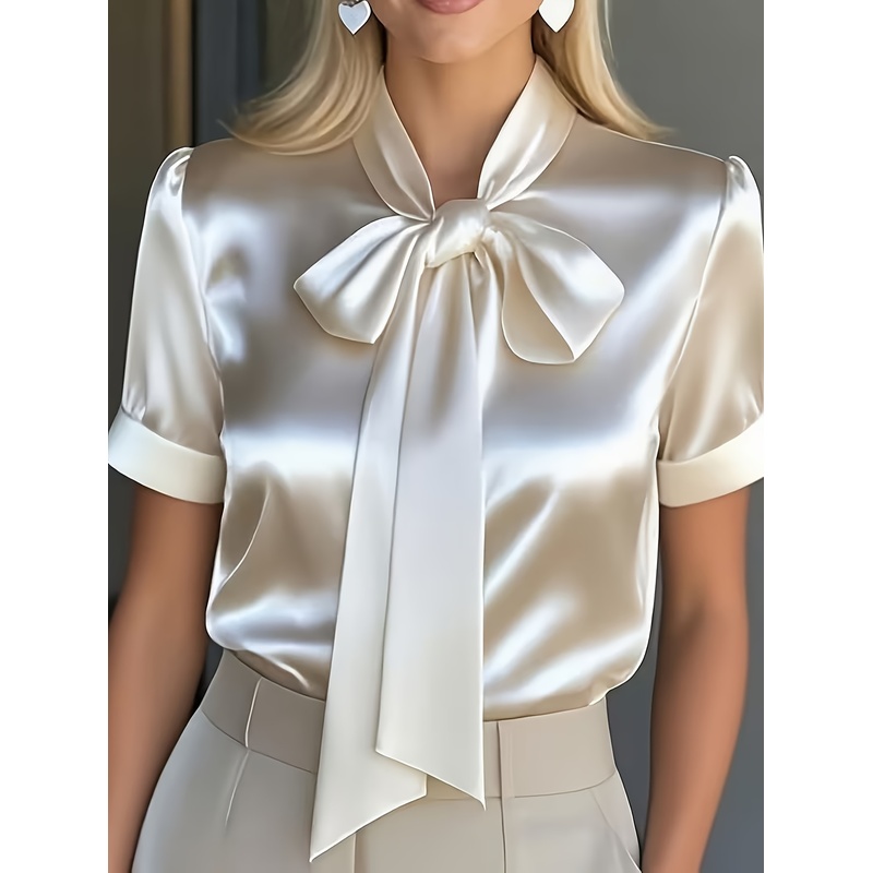 Women'S Elegant Short-Sleeve S - огляд і ціна Women Formal Wear With Tie